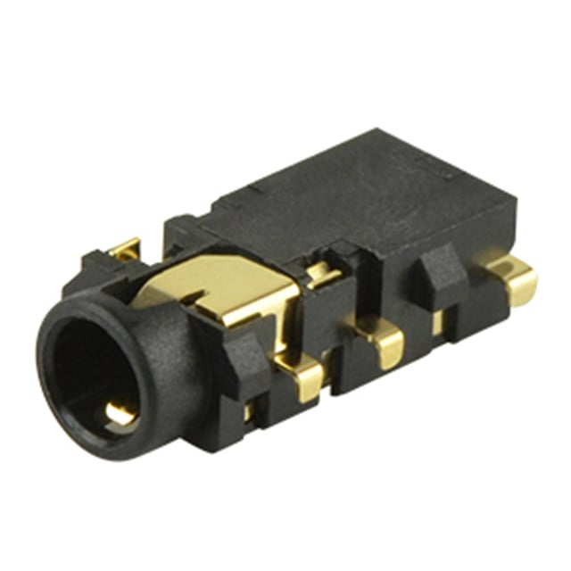 AUDIO JACK, 3.5 MM, RT, 6 CONDUC【SJ2-35355A-SMT-TR】