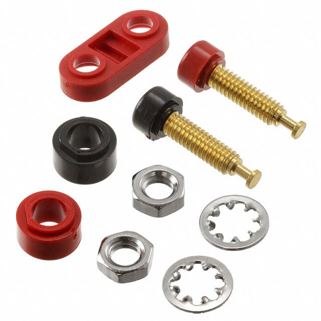 【4543-2】CONN DBL TIP JACK TURRET