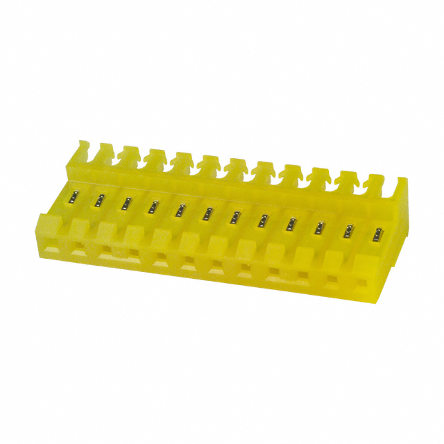 CONN RCPT 12P IDC 20AWG TIN-LEAD【1-640600-2】