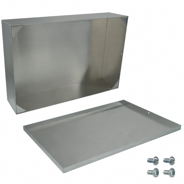 【8123-C PLAIN ALUMINUM】CHASSIS ALUM UNPTD 12"L X 8"W[バルク]