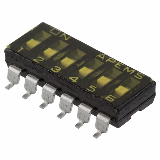 【DMR06TTR】SWITCH DIP SLIDE SPST 25MA 24V