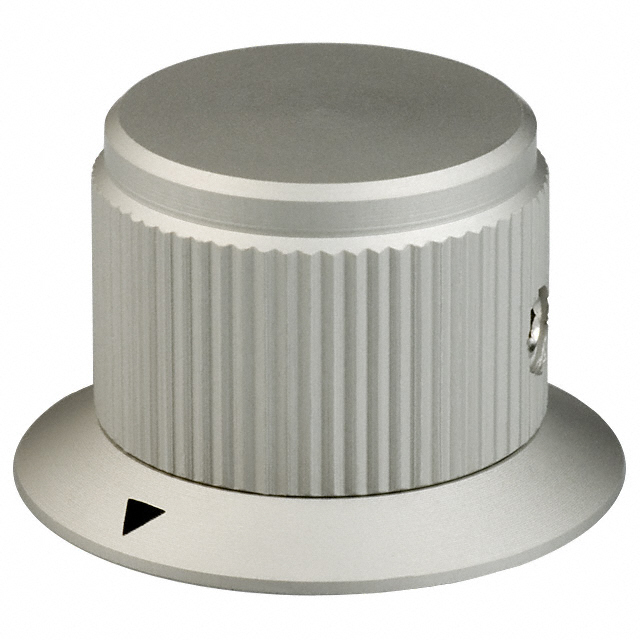 【DDS-75-1-6】KNOB KNURLED W/SKRT 0.125" METAL