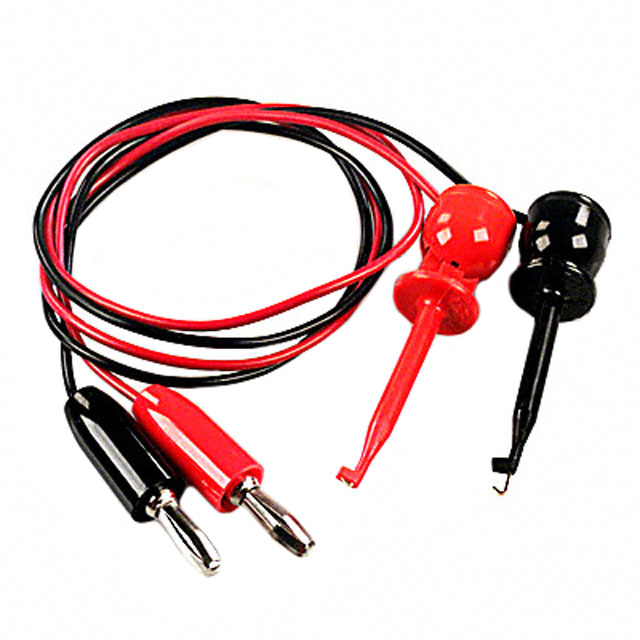 【BX1W-18 R/B】TEST LEAD BANANA/GRABBER 18" 2PC