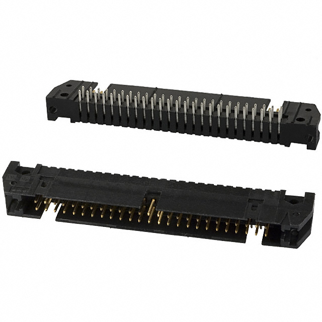 CONN HEADER R/A 50POS 2.54MM【1-102159-0】