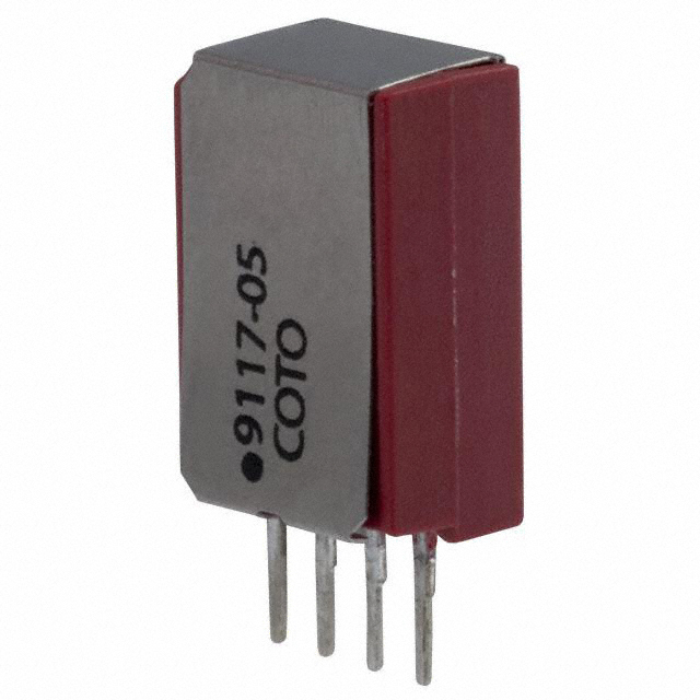 【9117-05-11】RELAY REED SPST 250MA 5V