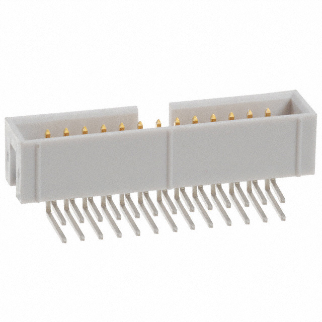 CONN HEADER R/A 26POS 2.54MM【AWHW26A-0102-T-R】