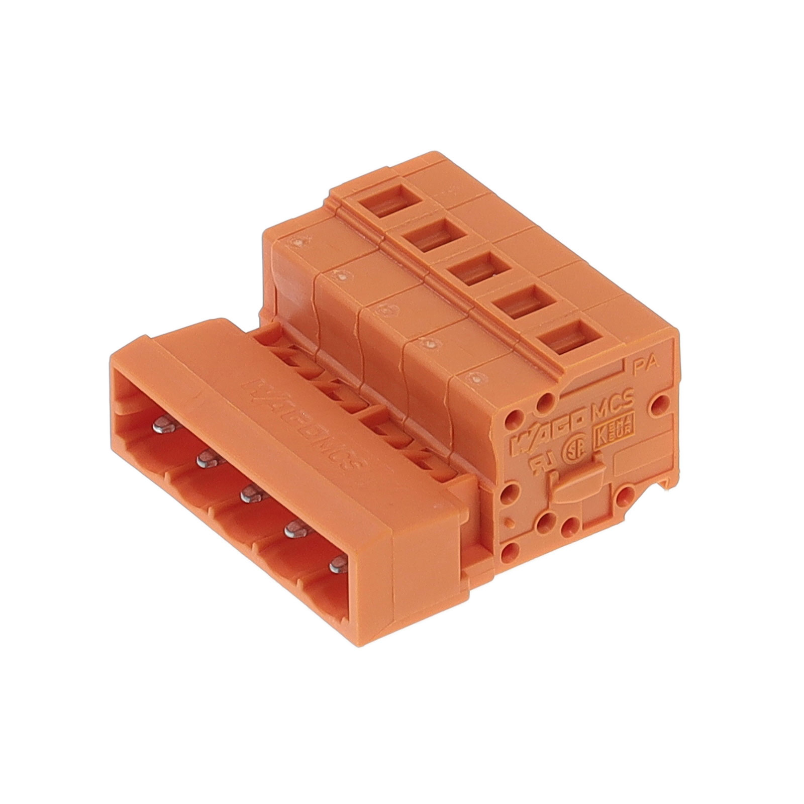 【231-635】TERM BLOCK PLUG 5POS 5.08MM