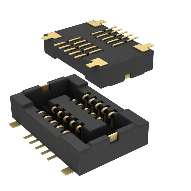 【AXT510124】CONN SOCKET 10POS SMD GOLD
