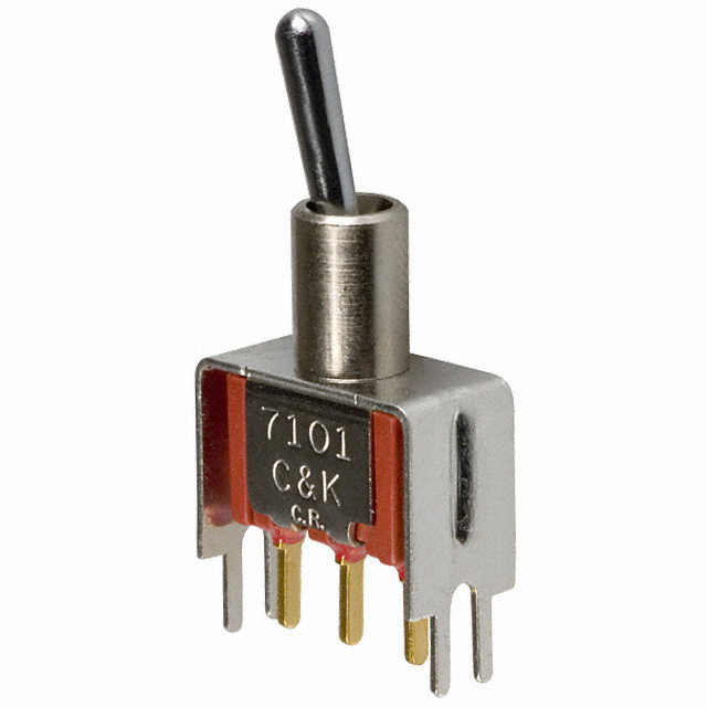 SWITCH TOGGLE SPDT 0.4VA 20V【7101SD9V3BE】