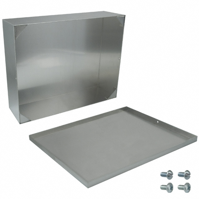 【8103-C PLAIN ALUMINUM】CHASSIS ALUM UNPTD 10"L X 8"W[バルク]
