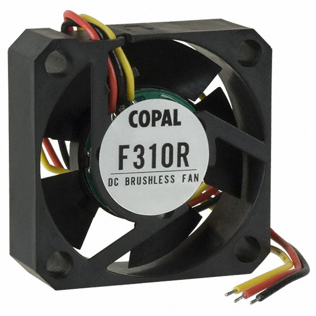 【F310RF-12LB】FAN AXIAL 30X10MM 12VDC WIRE