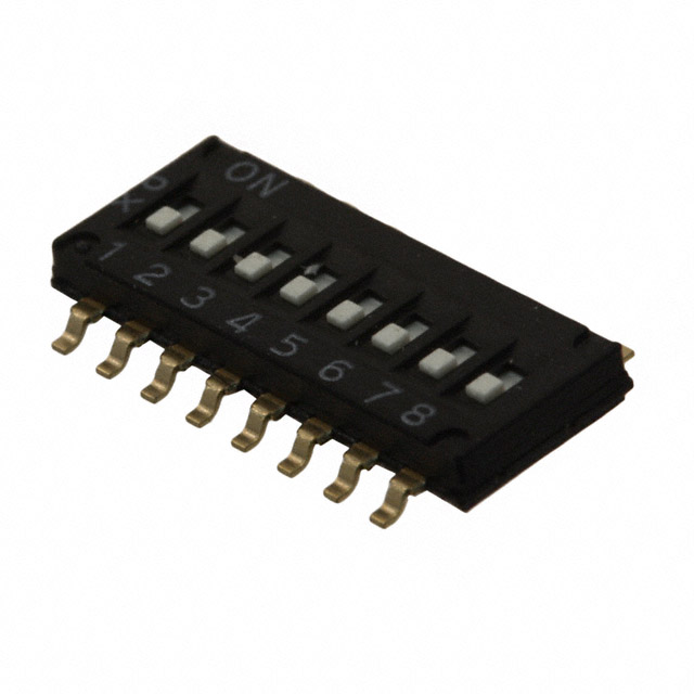 【A6HF-8102-R100】SWITCH SLIDE DIP SPST 0.025A 24V