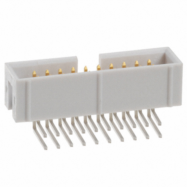 CONN HEADER R/A 20POS 2.54MM【AWHW 20A-0202-T】