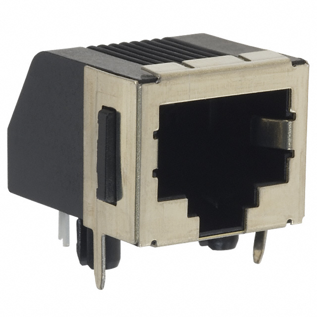 【5555153-1】CONN MOD JACK 8P8C R/A SHIELDED