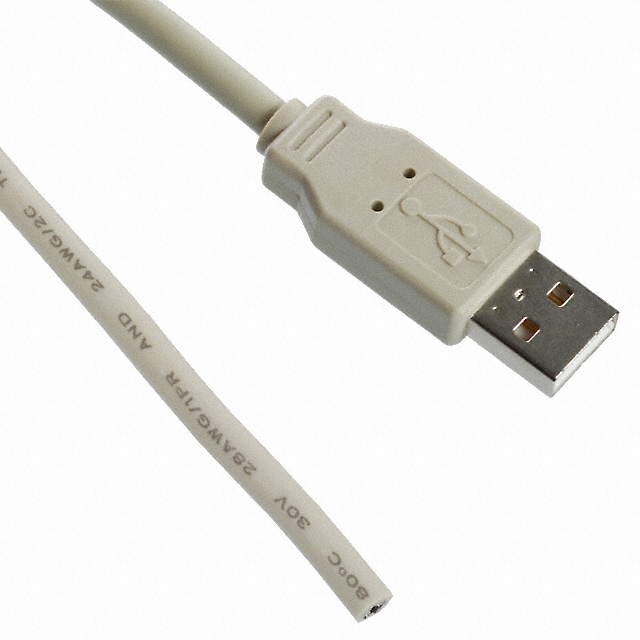 【AK670-OE】CBL USB1.1 A PLUG TO OPEN 6.56'