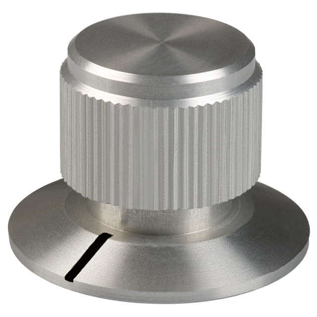 【DDSPT-75-3-7】KNOB KNURLED W/SKRT 0.236" METAL