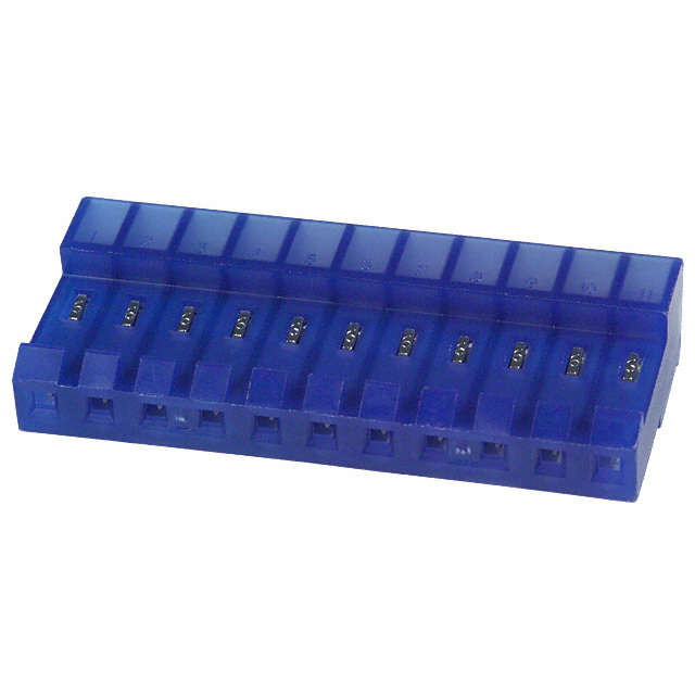 CONN RCPT 11P IDC 26AWG TIN-LEAD【1-640430-1】