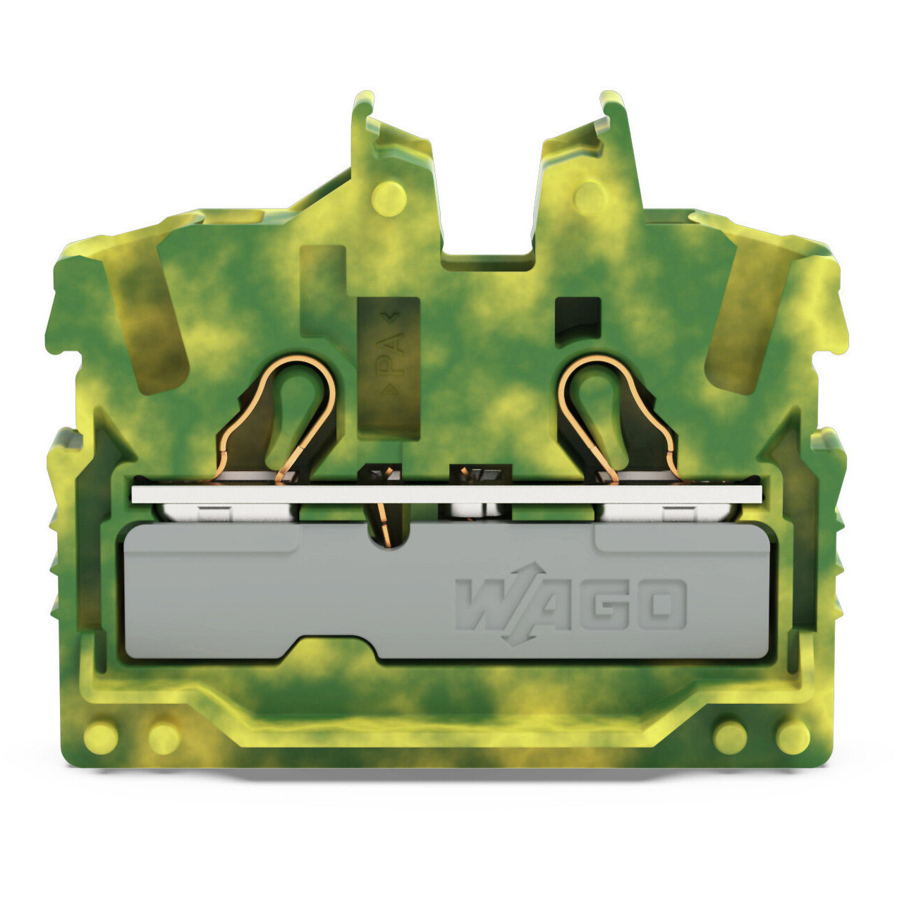TERM BLK 2POS GREEN/YELLOW【2052-327】