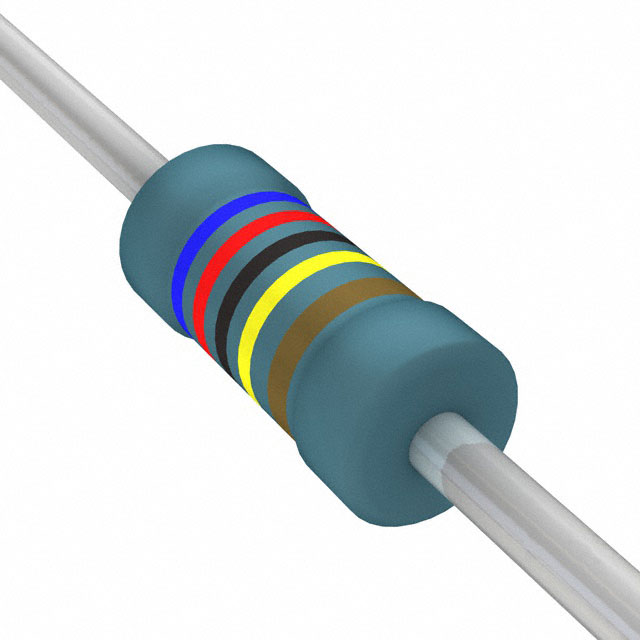 【MBA02040C6204FC100】RES 6.2M OHM 0.4W 1% AXIAL