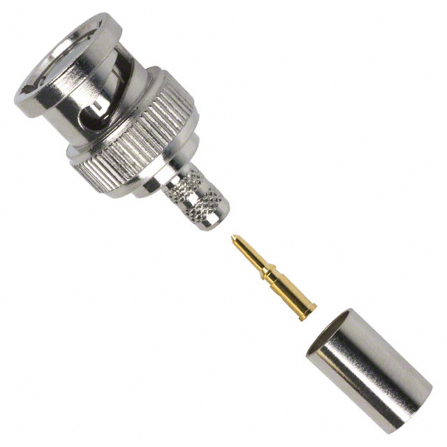 CONN BNC PLUG STR 50 OHM CRIMP【112116】