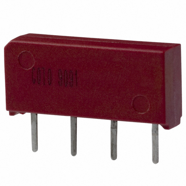 【9091-12-01】RELAY REED SPST 500MA 12V