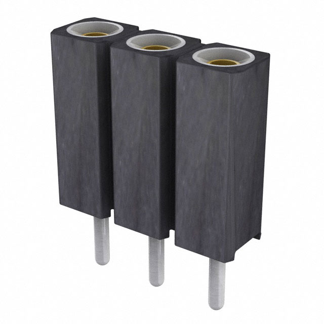 【801-87-003-10-132101】CONN SOCKET 3POS 0.1 GOLD PCB