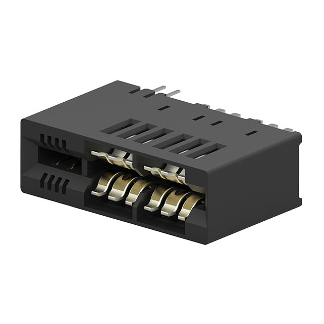 【2214934-3】CONN EDGE DUAL FMALE 12POS GOLD