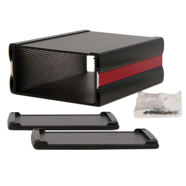 【07503011】BOX ALUM BLACK 8.66"L X 7.48"W
