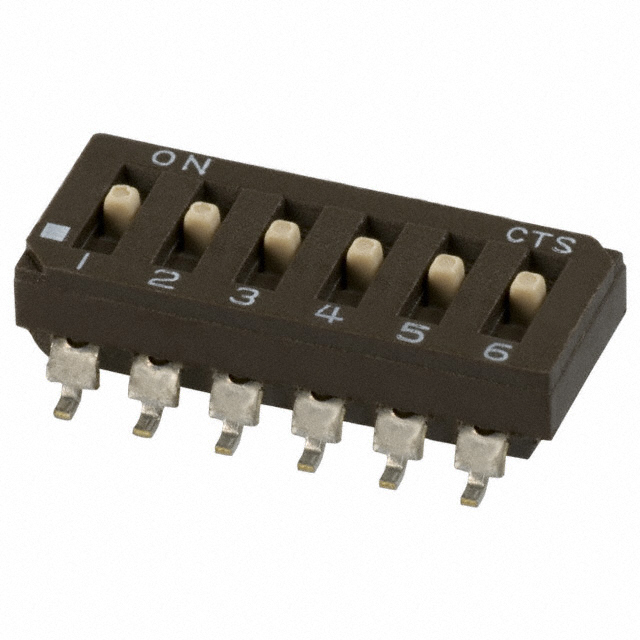 【219-6MSTR】SWITCH SLIDE DIP SPST 0.1A 20V [digi-reel品]