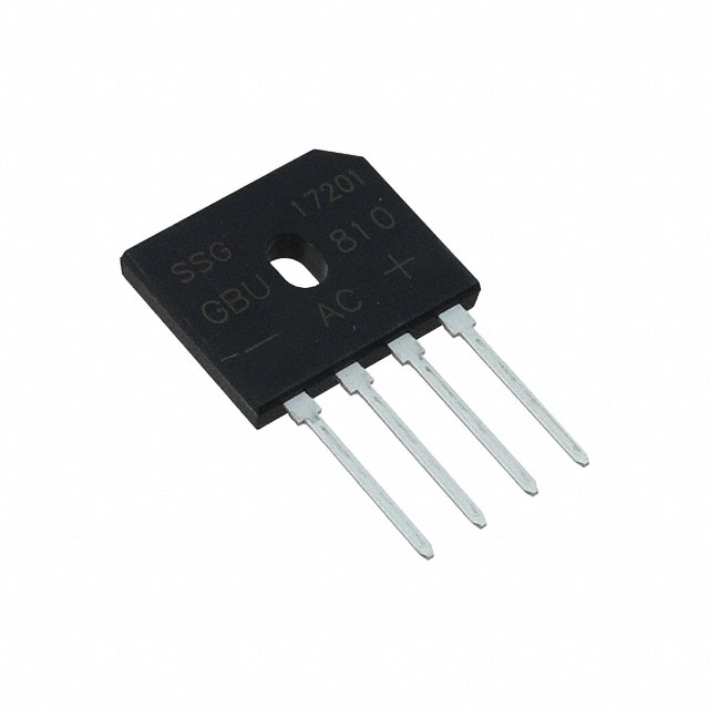 2 Redresseurs Mono-phase GBU15B - 100V 15A - THT DC COMPONENTS - Pour électronique