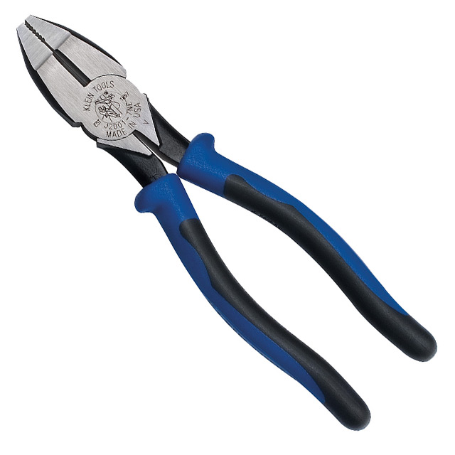 PLIERS COMBO FLAT NOSE 7.56"【J20017NE】