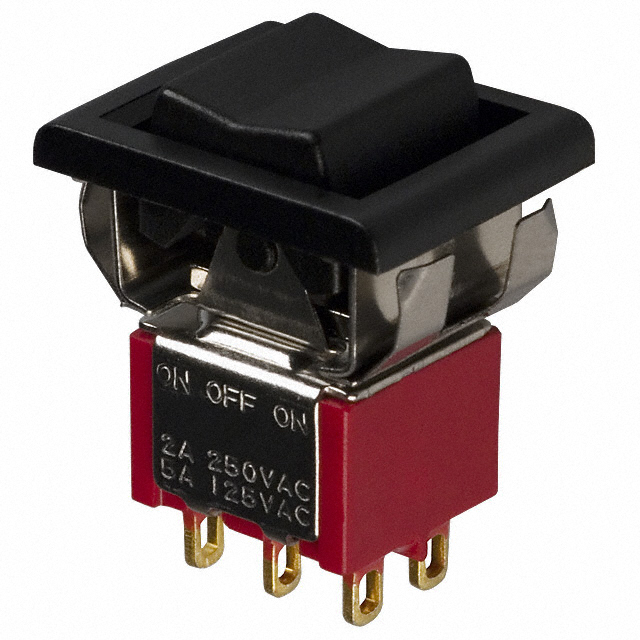 SWITCH ROCKER DPDT 5A 125V【1M1-DP5-R6/2-2M1GE】