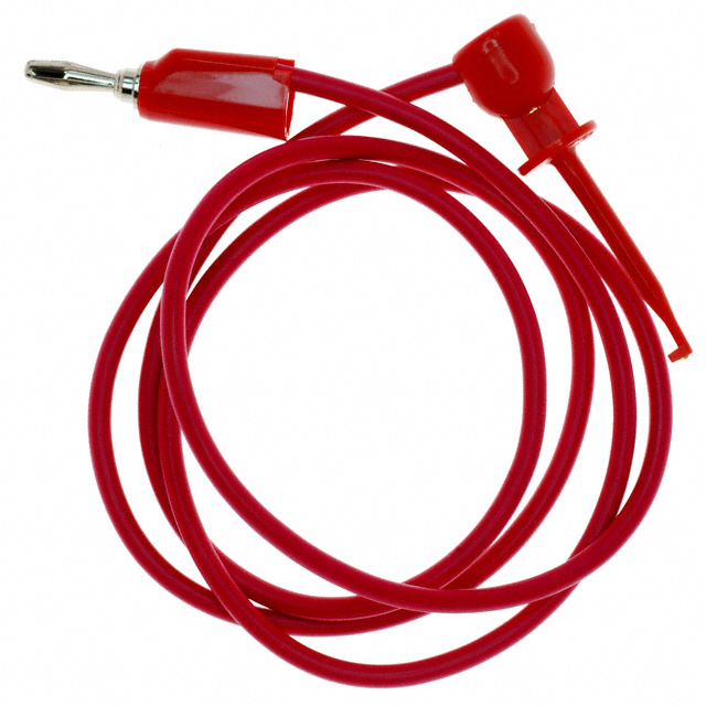 【601W-36RED】TEST LEAD BANANA TO GRABBER 36"