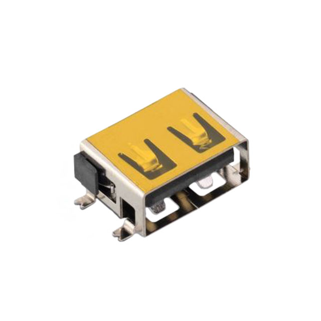 CONN RCPT USB2.0 TYPEA 4P SMD RA【629104190121】