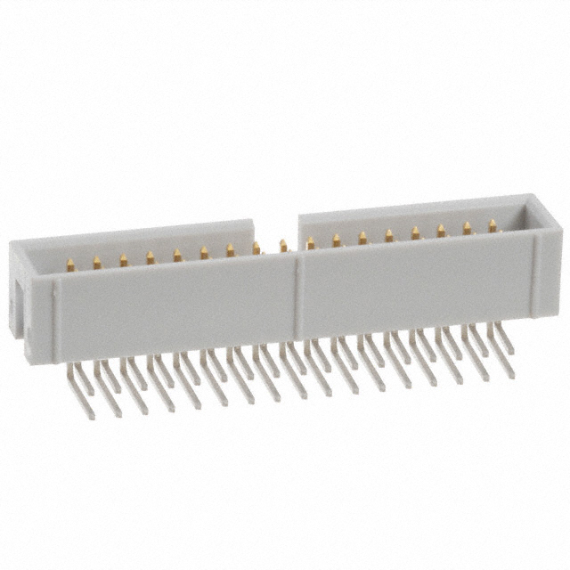 CONN HEADER R/A 34POS 2.54MM【AWHW34A-0202-T-R】