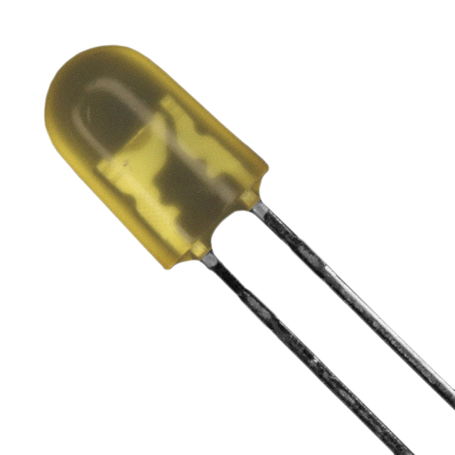 【C566C-AFE-CU0W0252】LED AMBER DIFFUSED 5MM OVAL T/H