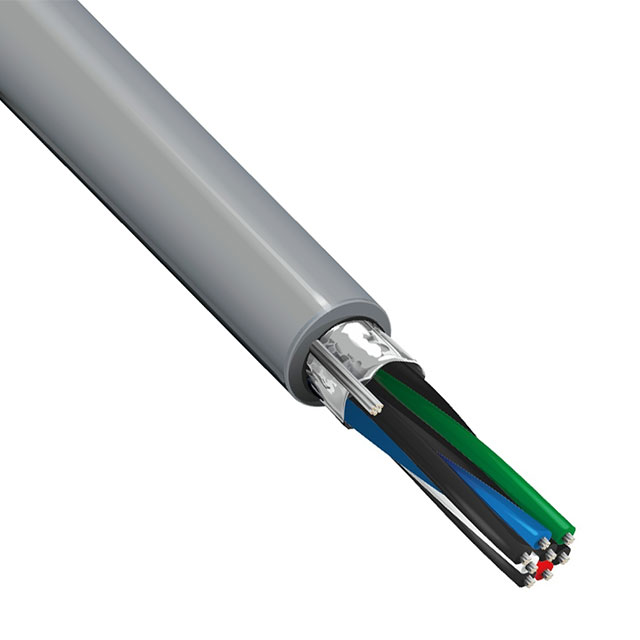 【8104 060100】MULTI-PAIR 8CON 24AWG CHROM 100'