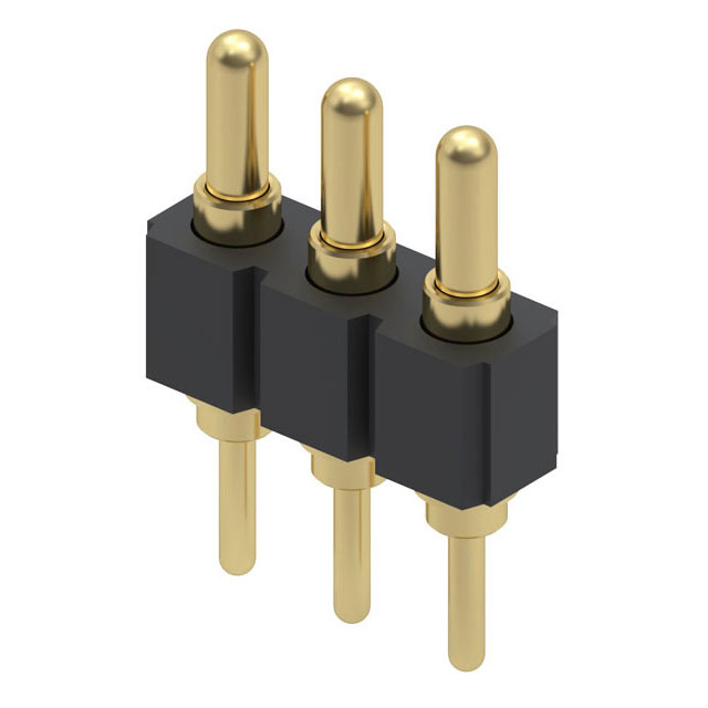 【825-22-003-10-001101】CONN SPRING PISTON 3POS PCB