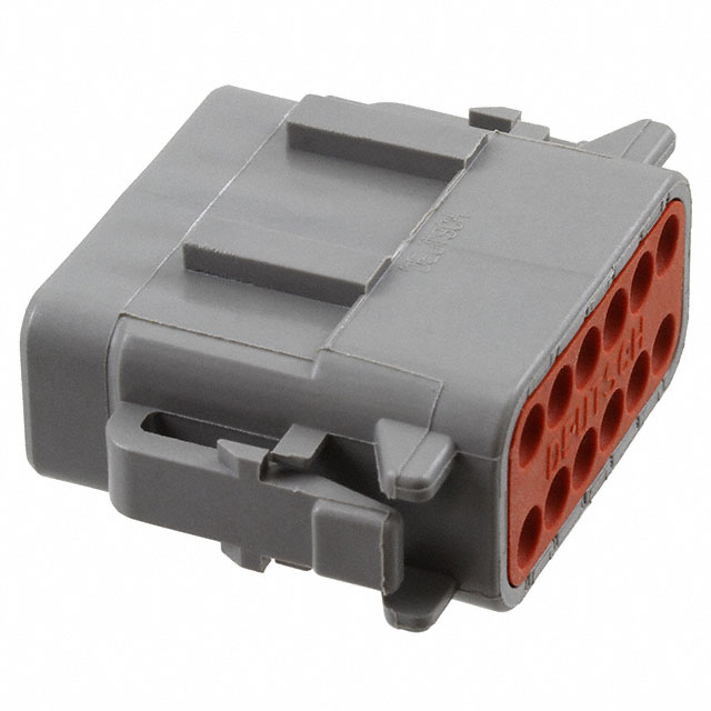 【DTM06-12SA】CONN PLUG HSG 12POS