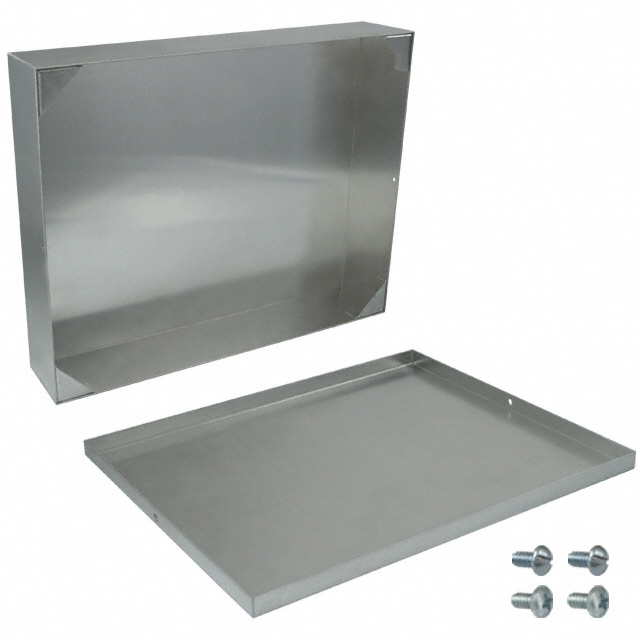 【8102-C PLAIN ALUMINUM】CHASSIS ALUM UNPTD 10"L X 8"W[バルク]