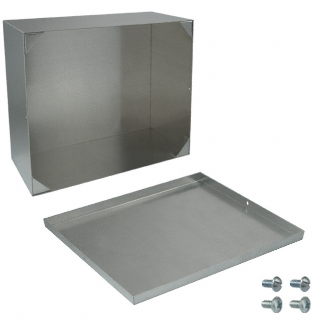 【8104-C PLAIN ALUMINUM】CHASSIS ALUM UNPTD 10"L X 8"W[バルク]