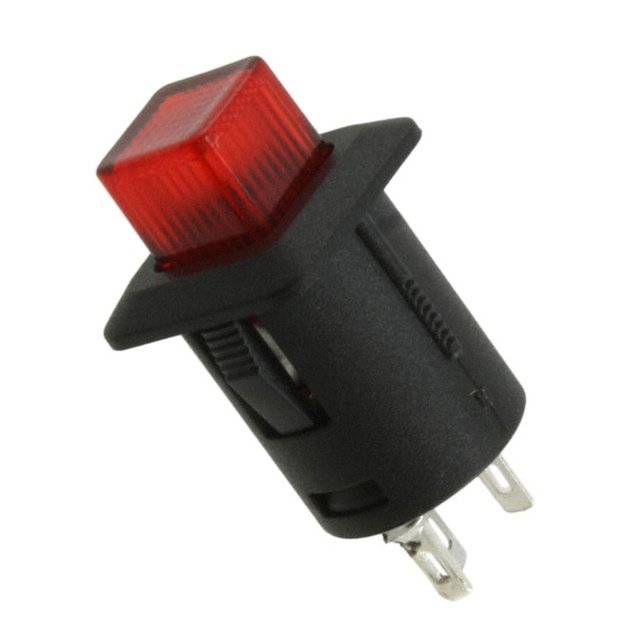 【GPB554DL05BR】SWITCH PUSHBUTTON SPST 6A 14V