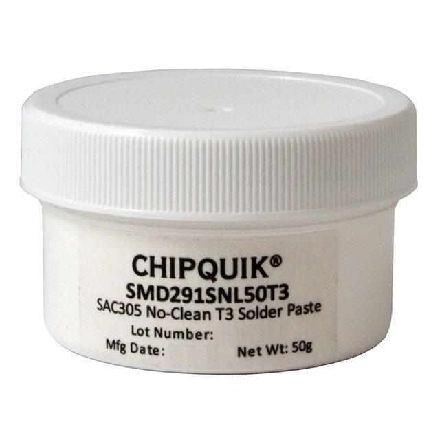 SLDR PASTE NO-CLN SAC305 50G【SMD291SNL50T3】