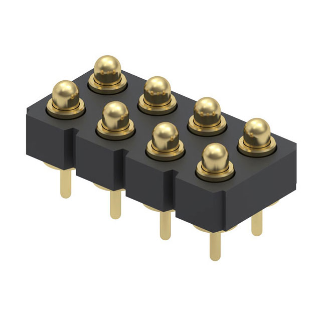 CONN SPRING PISTON 8POS PCB【823-22-008-10-000101】
