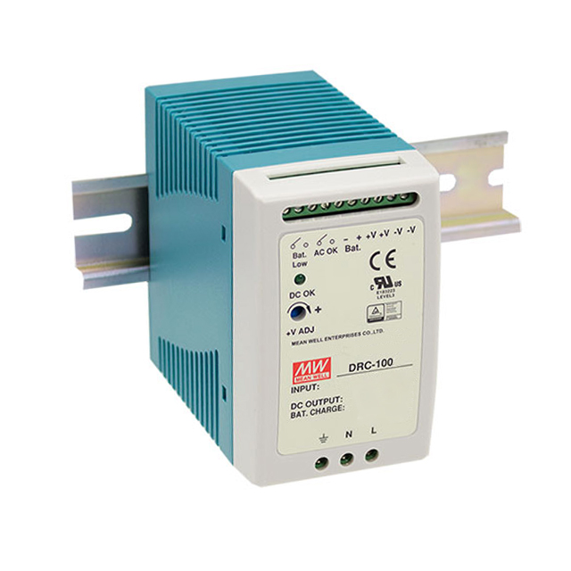 AC/DC DIN RAIL SUP 2X27.6V 97W【DRC-100B】
