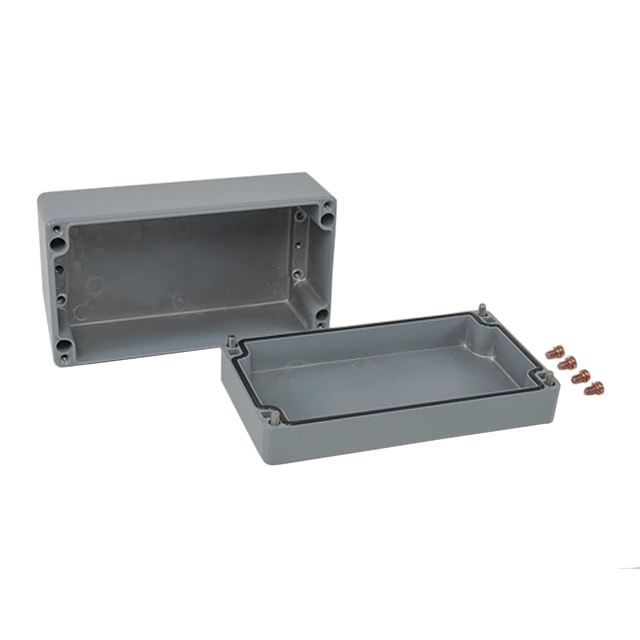 BOX ALUM GRAY 8.66"L X 4.72"W【011222090】