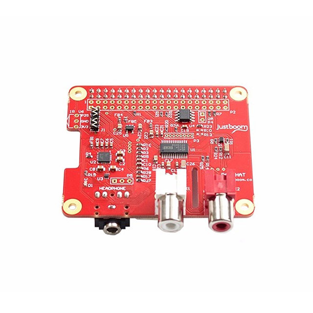 【107990034】JUSTBOOM DAC HAT FOR THE RASPBER