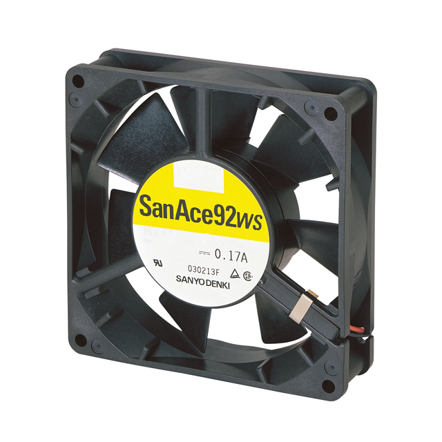 【9WS0912L401】FAN AXIAL 92X25MM 12VDC WIRE