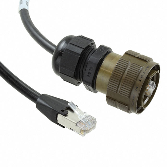 【C-RJFTV5E1706PG05】CABLE MOD 8P8C PLUG-PLUG 1.64'