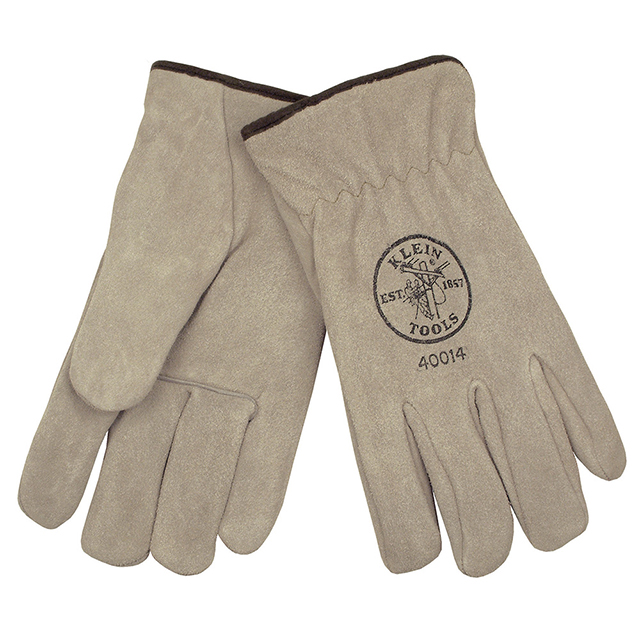 【40014】LINED COWHIDE DRIVER'S GLOVES L